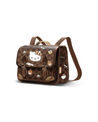 HELLO KITTY & Friends - Damier - Sac à dos Cartable Convertible