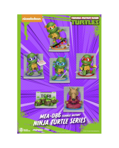 LES TORTUE NINJA - Set 6 Figurine Blind Box 8cm
