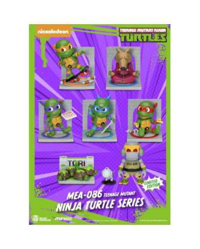 LES TORTUE NINJA - Set 6 Figurine Blind Box 8cm