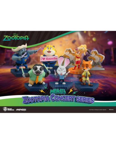 ZOOTOPIA - Concert Series - Set 6 Figurine Blind Box 8cm
