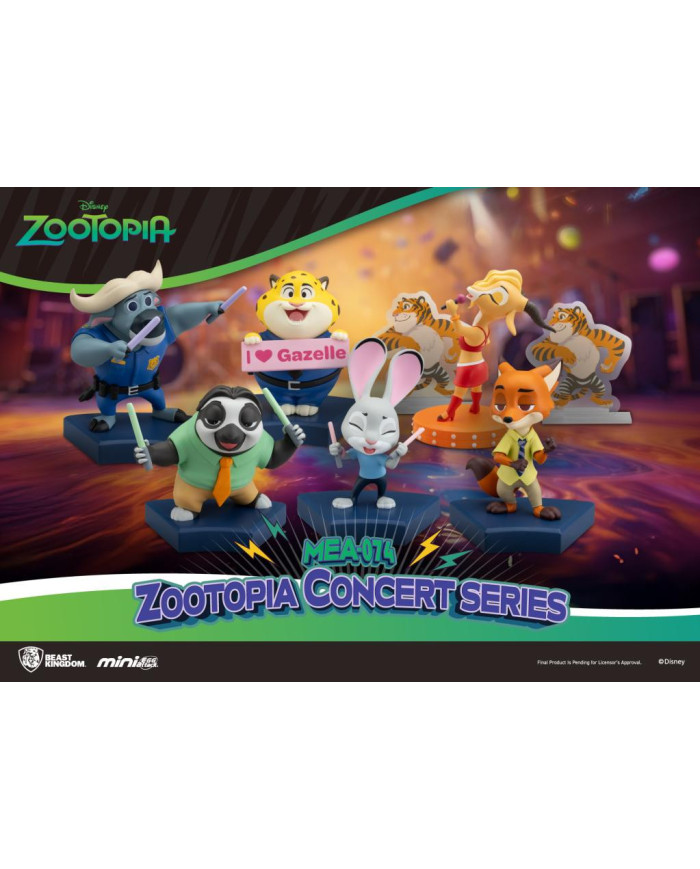 ZOOTOPIA - Concert Series - Set 6 Figurine Blind Box 8cm