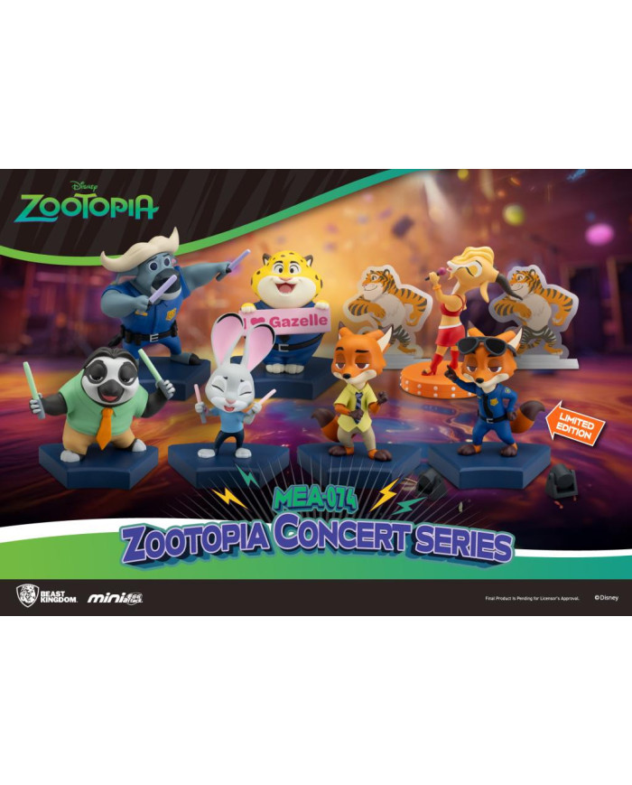 ZOOTOPIA - Concert Series - Set 6 Figurine Blind Box 8cm