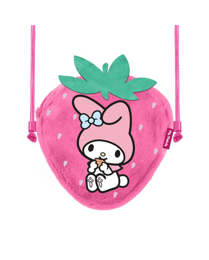 MY MELODY - Fraise - Mini Sac à bandoulière Fourrure '20x15x6cm'