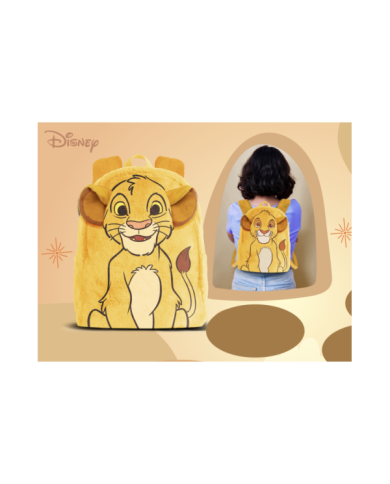 SIMBA - Mini Sac à dos Fourrure '25x21x12cm'