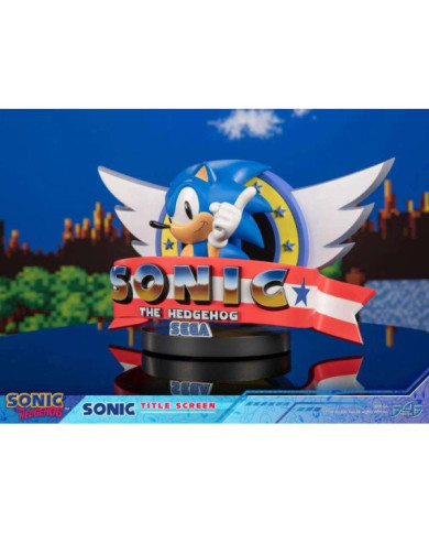 SONIC - Title Screen - Statuette 21cm