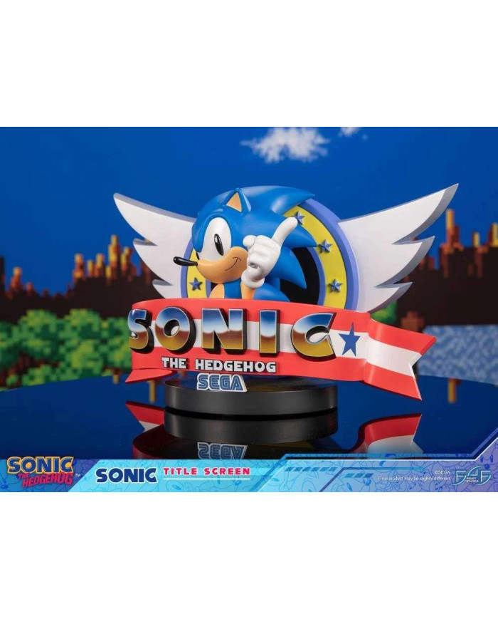 SONIC - Title Screen - Statuette 21cm