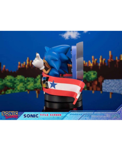 SONIC - Title Screen - Statuette 21cm