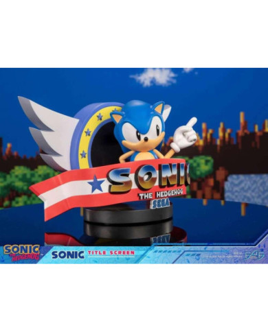 SONIC - Title Screen - Statuette 21cm