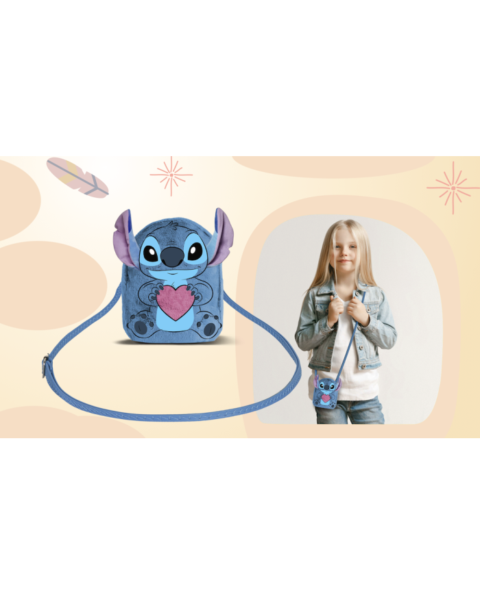 STITCH - Love - Mini Sac à bandoulière Fourrure '17x12x6cm'