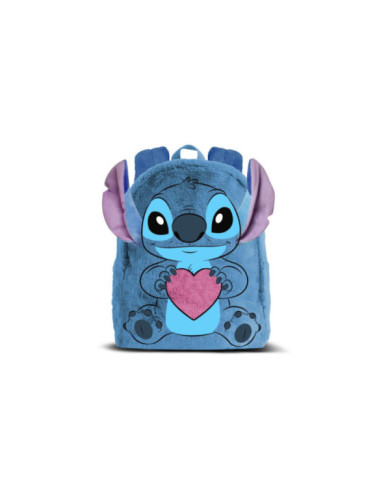 STITCH - Love - Mini Sac à dos Fourrure '25x21x12cm'