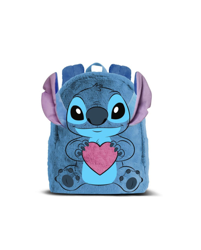 STITCH - Love - Mini Sac à dos Fourrure '25x21x12cm'