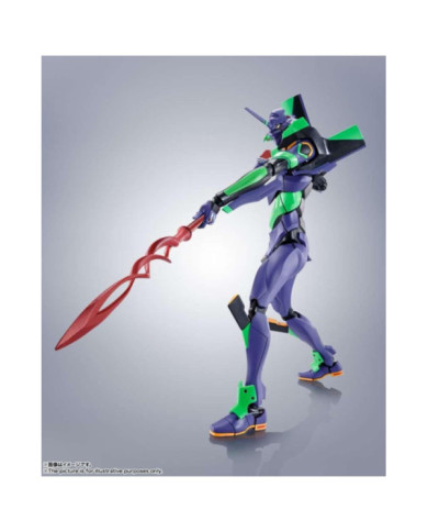 EVANGELION - EVA-01 + Spear of Cassius - Figurine Robot Spirits 17cm