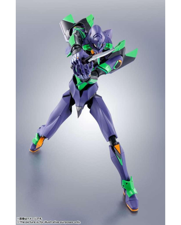 EVANGELION - EVA-01 + Spear of Cassius - Figurine Robot Spirits 17cm