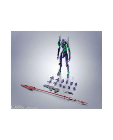EVANGELION - EVA-01 + Spear of Cassius - Figurine Robot Spirits 17cm