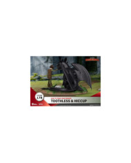 DRAGON - Krokmou et Harold - Diorama D-Stage 15 cm