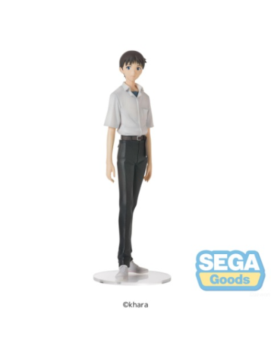 EVANGELION - Shinji Ikari Uniform Ver - High Premium Figurine 22cm