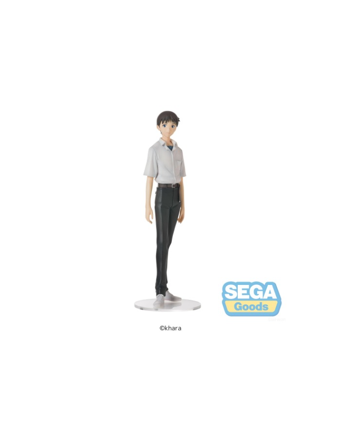 EVANGELION - Shinji Ikari Uniform Ver - High Premium Figurine 22cm