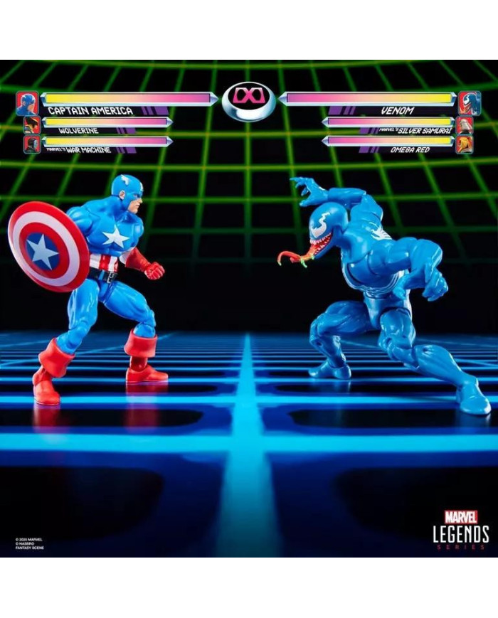 MARVEL - Captain America VS Venom - Figurine Legend Series 15cm