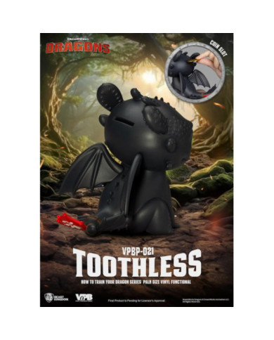 DRAGON - Krokmou - Tirelire Vinyl Figure 12cm