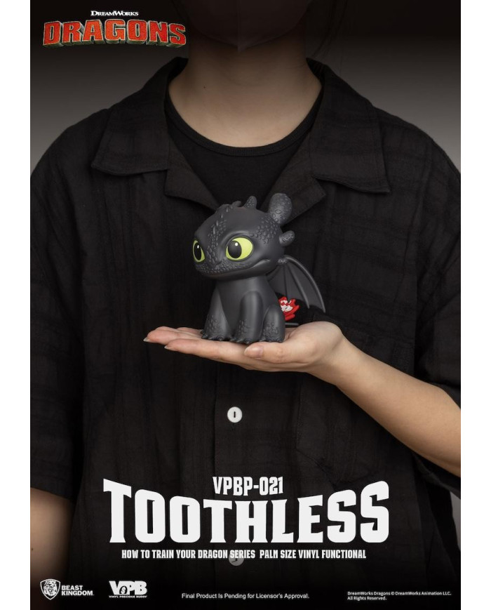 DRAGON - Krokmou - Tirelire Vinyl Figure 12cm