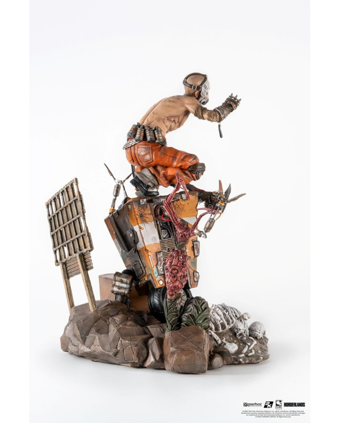 BORDERLANDS 3 - Psycho & Claptrap - Statuette 1/6 40cm