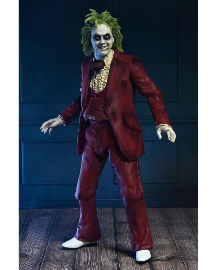 BEETLEJUICE 2 - Beetlejuice "Tuxedo rouge" - Ultimate Figurine 18cm