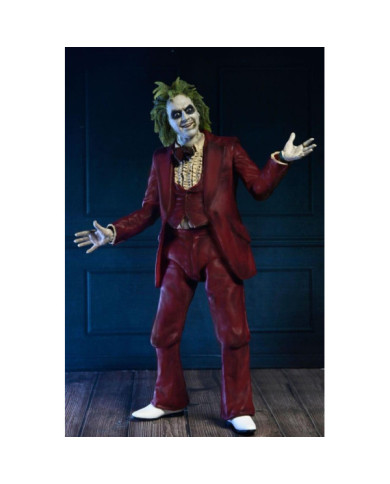 BEETLEJUICE 2 - Beetlejuice "Tuxedo rouge" - Ultimate Figurine 18cm