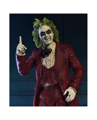 BEETLEJUICE 2 - Beetlejuice "Tuxedo rouge" - Ultimate Figurine 18cm