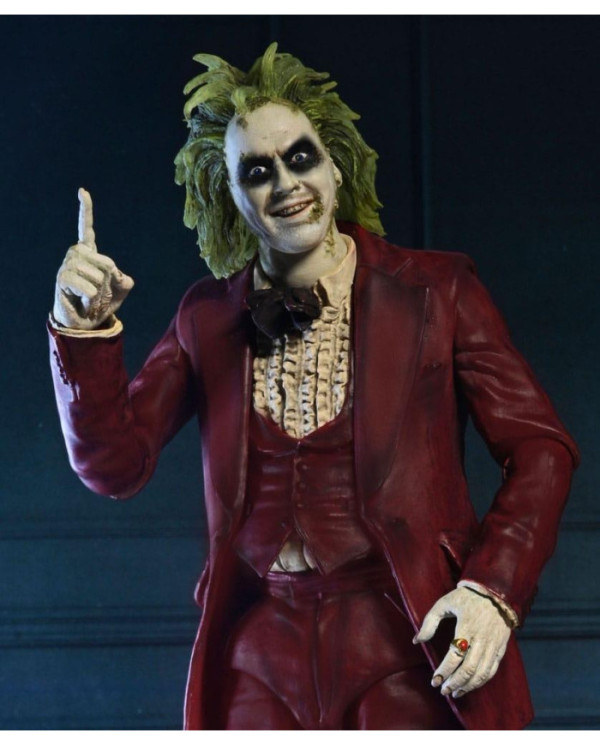 BEETLEJUICE 2 - Beetlejuice "Tuxedo rouge" - Ultimate Figurine 18cm