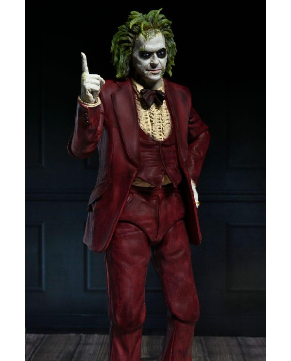 BEETLEJUICE 2 - Beetlejuice "Tuxedo rouge" - Ultimate Figurine 18cm