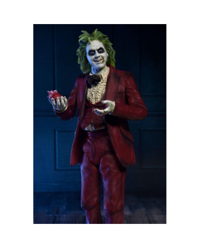 BEETLEJUICE 2 - Beetlejuice "Tuxedo rouge" - Ultimate Figurine 18cm