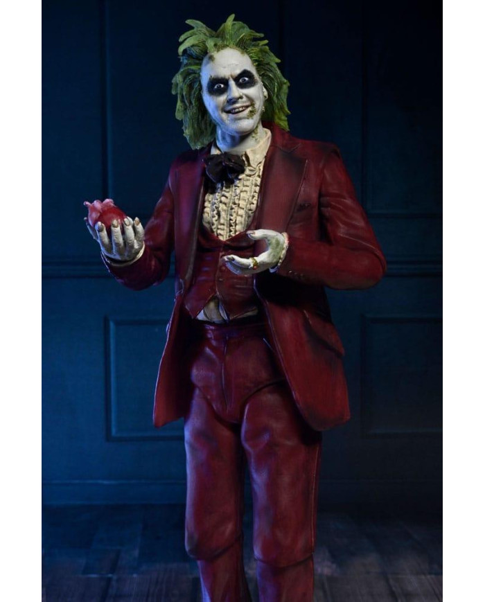 BEETLEJUICE 2 - Beetlejuice "Tuxedo rouge" - Ultimate Figurine 18cm