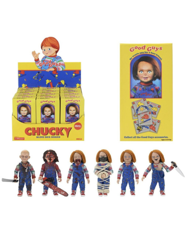 CHUCKY - Chucky TV Good Guy - DISPLAY 12 Figurines Blind Box -18cm