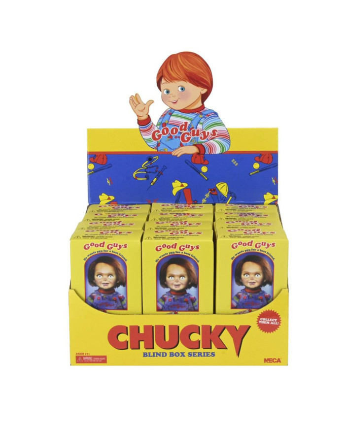 CHUCKY - Chucky TV Good Guy - DISPLAY 12 Figurines Blind Box -18cm