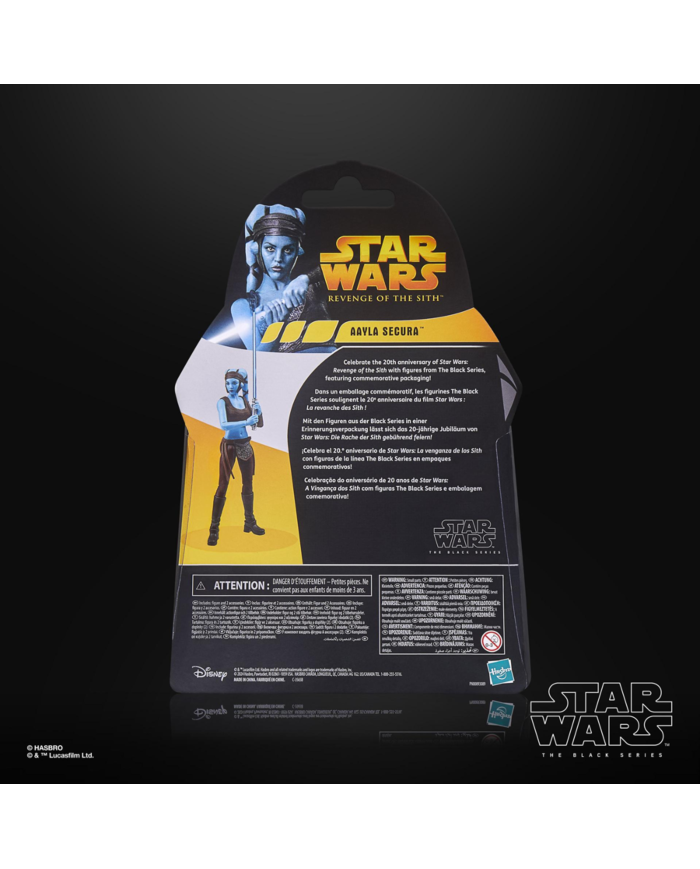 STAR WARS 3 - Aayla Secura - Figurine Black Series 15cm