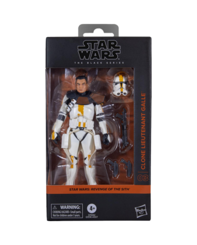 STAR WARS 3 - Lieutenant Clone Galle - Figurine Black Series 15cm