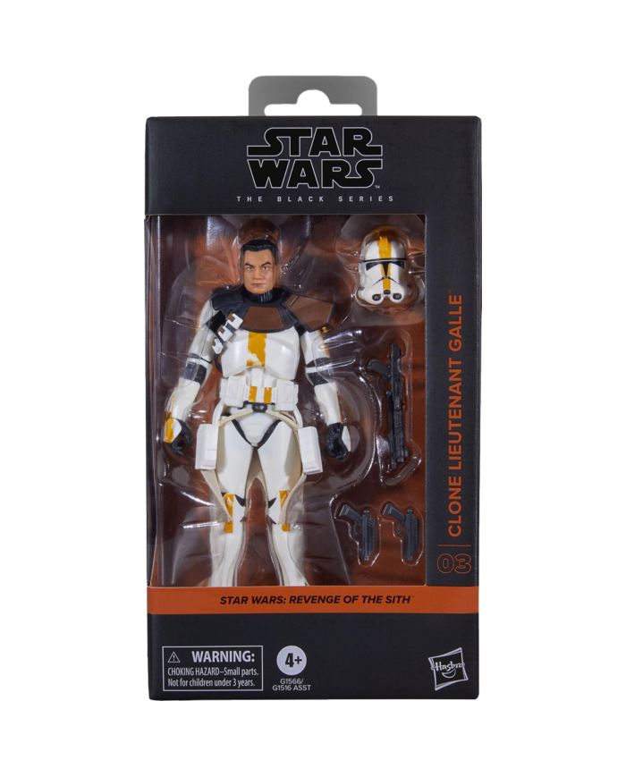 STAR WARS 3 - Lieutenant Clone Galle - Figurine Black Series 15cm