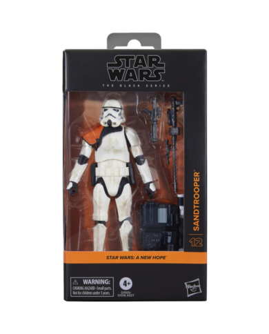 STAR WARS UN NOUVEL ESPOIR - Sandtrooper - Figurine Black Series 15cm