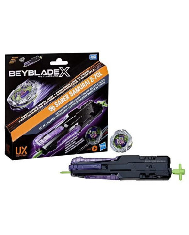 BEYBLADE X - Victory Grip Launcher Saber Samurai 2-70L