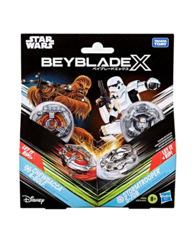 BEYBLADE X - Chewbacca 4-80LF & Stormtrooper 5-70B