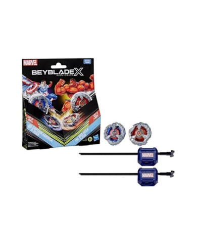 BEYBLADE X - Captain America 4-70GB & Red Hulk 1-80R
