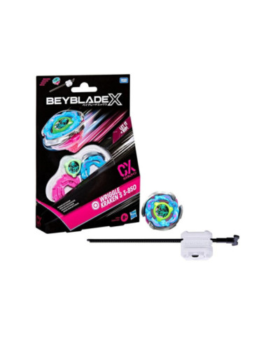 BEYBLADE X - Wriggle Kraken S 3-85O CX Starter Pack