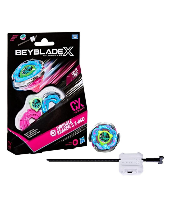 BEYBLADE X - Wriggle Kraken S 3-85O CX Starter Pack