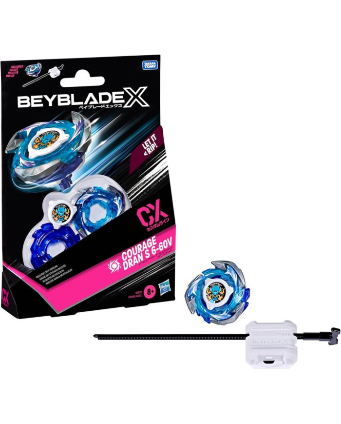 BEYBLADE X - Courage Dran S 6-60V CX Starter Pack