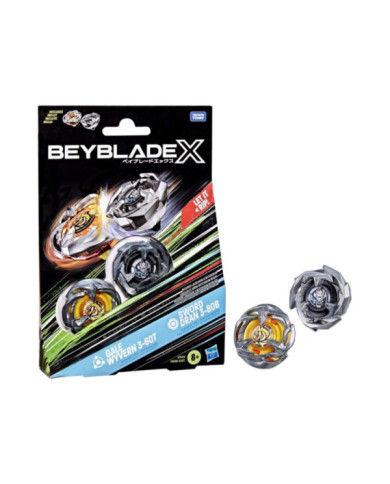 BEYBLADE X - Gale Wyvern 3-60T & Sword Dran 3-80B Dual Pack