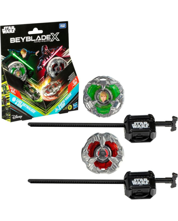 BEYBLADE X - Star Wars Luke 4-80B & Dark Vador 4-60P Dual Pack