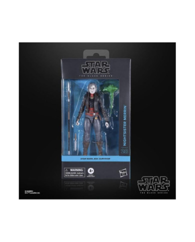 STAR WARS JEDI SURVIVOR - Nightsister Merrin - Fig. Black Series 15cm