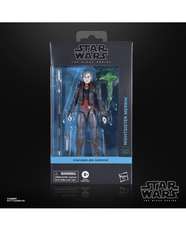 STAR WARS JEDI SURVIVOR - Nightsister Merrin - Fig. Black Series 15cm