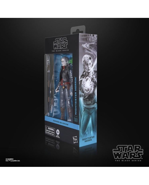STAR WARS JEDI SURVIVOR - Nightsister Merrin - Fig. Black Series 15cm