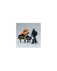 ONE PIECE - Luffy & Brook - Figurine WCF Log Stories 8cm